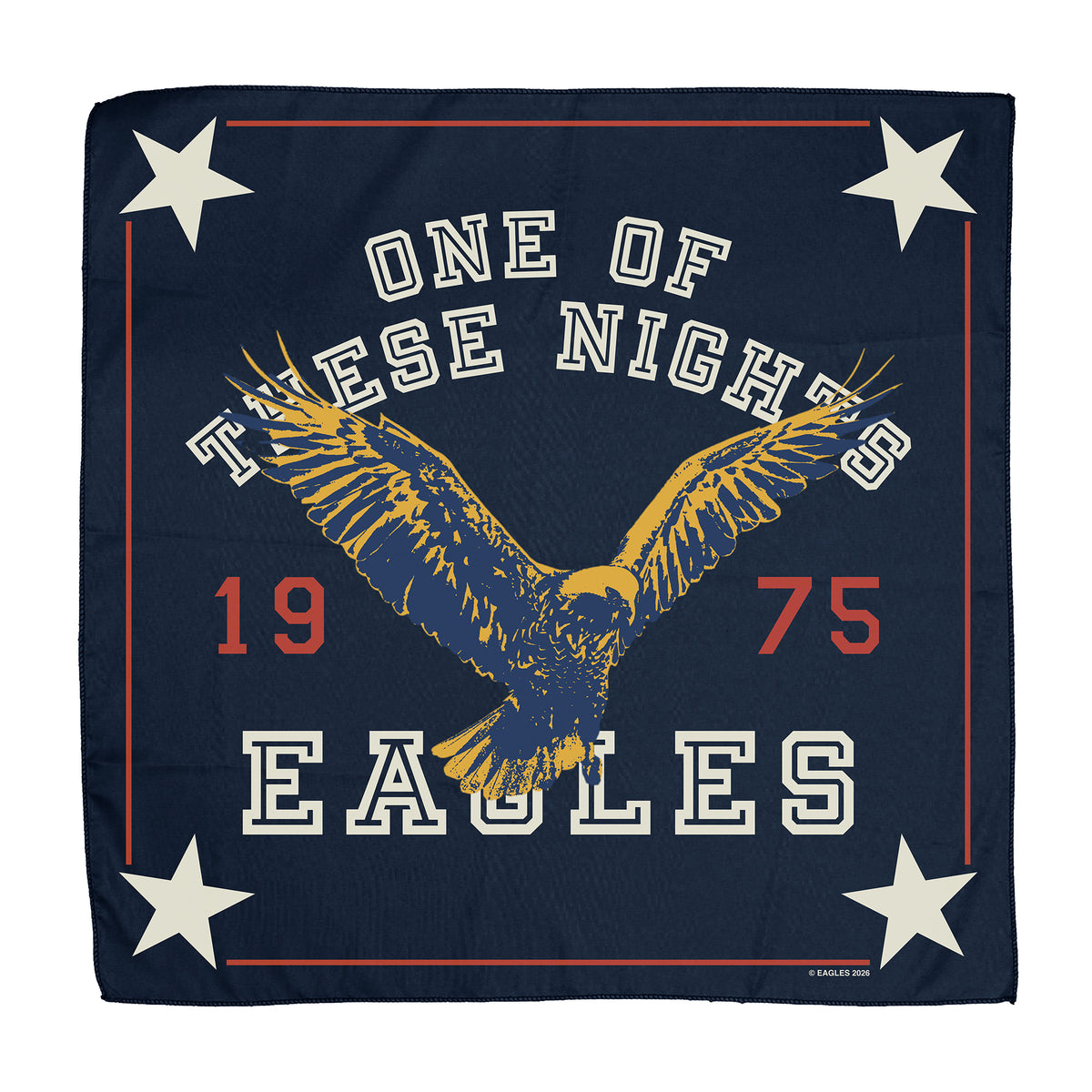 One Of These Nights Bandana - Navy