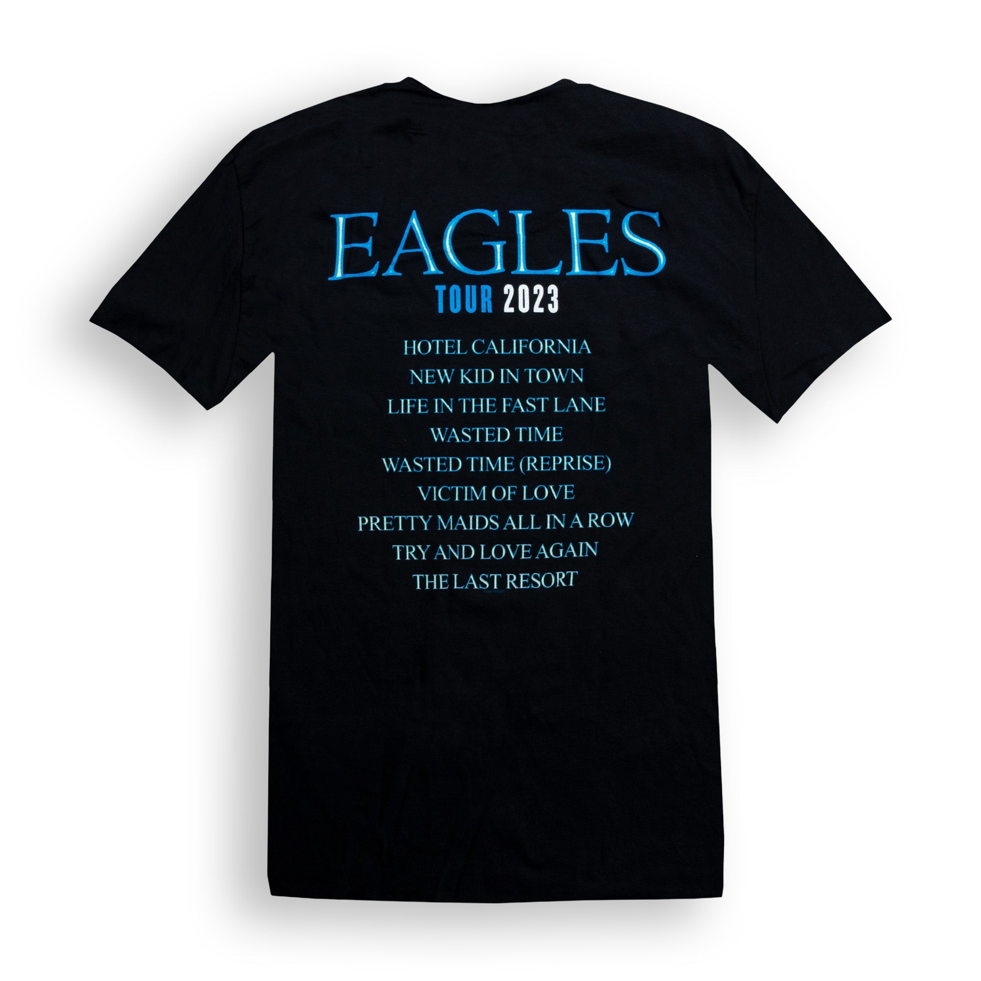 EAGLES 2003年ツアーT グットフェード　ホテルカルフォルニア　ブラック Hotel California 2023 Sunset Tour Tee – Eagles