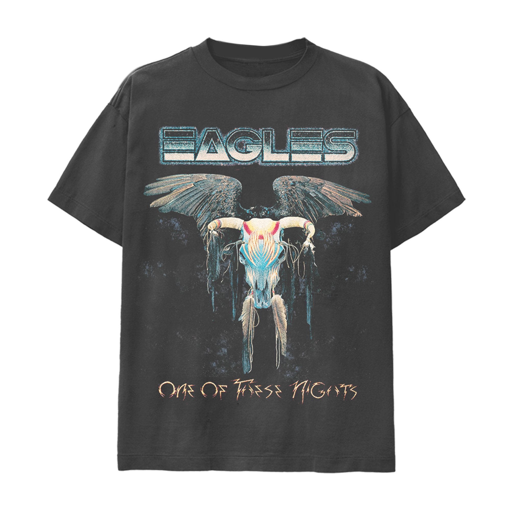 One Of These Nights Black Tee