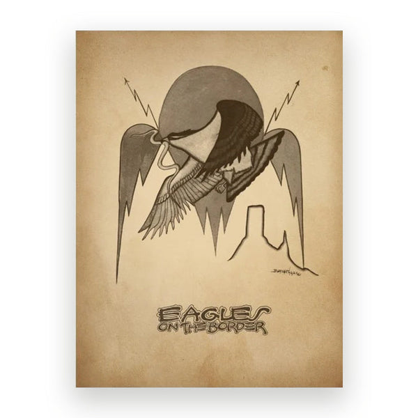 Eagles On The Border Poster